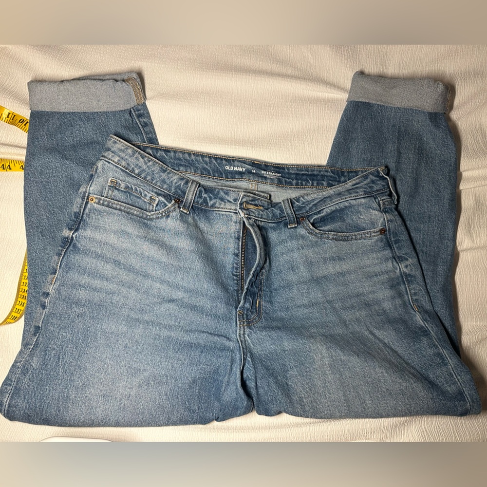 EUC Old Navy OG straight denim